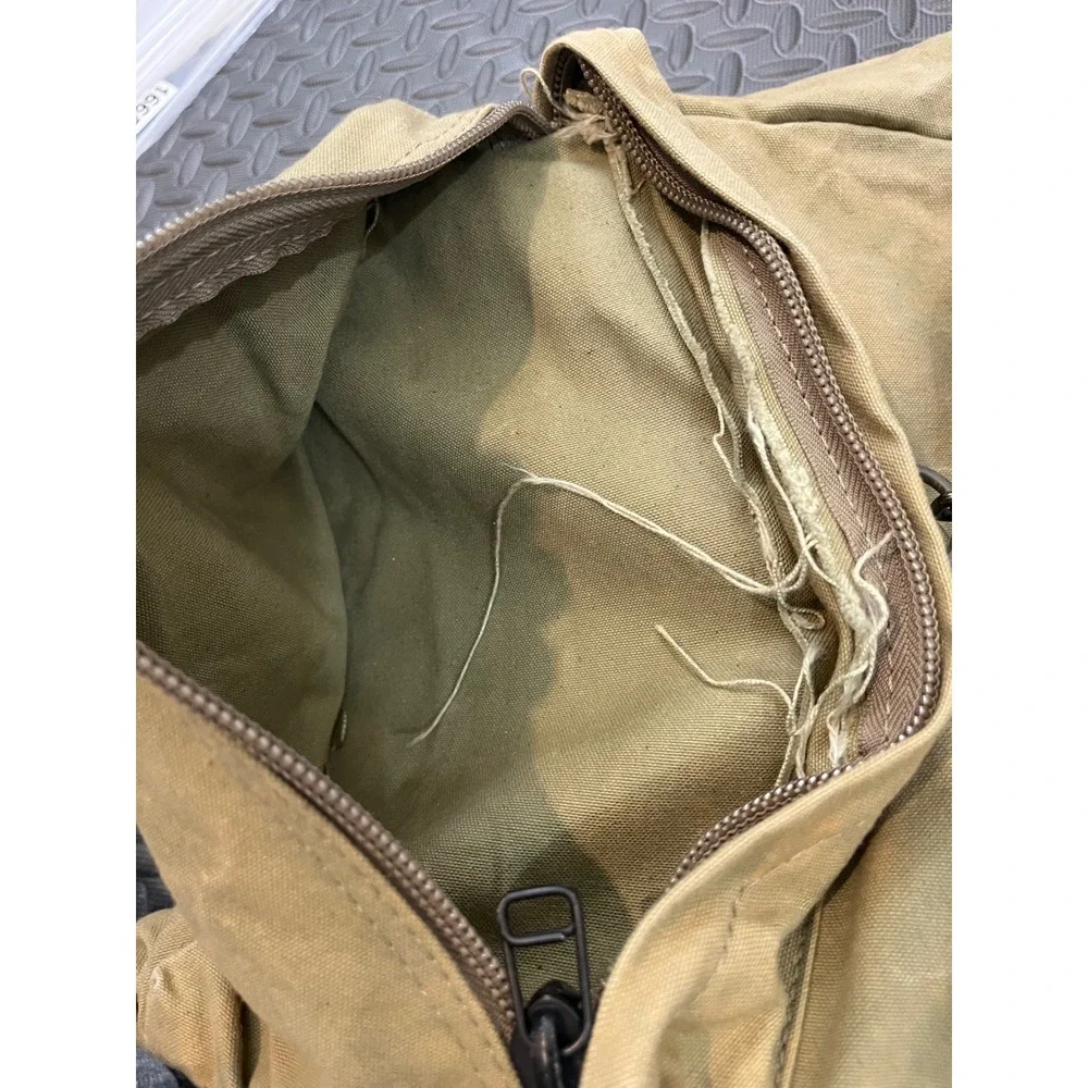 Rare‎ Banana Republic Backpack Unisex Israeli Paratrooper Vintage Safari Canvas